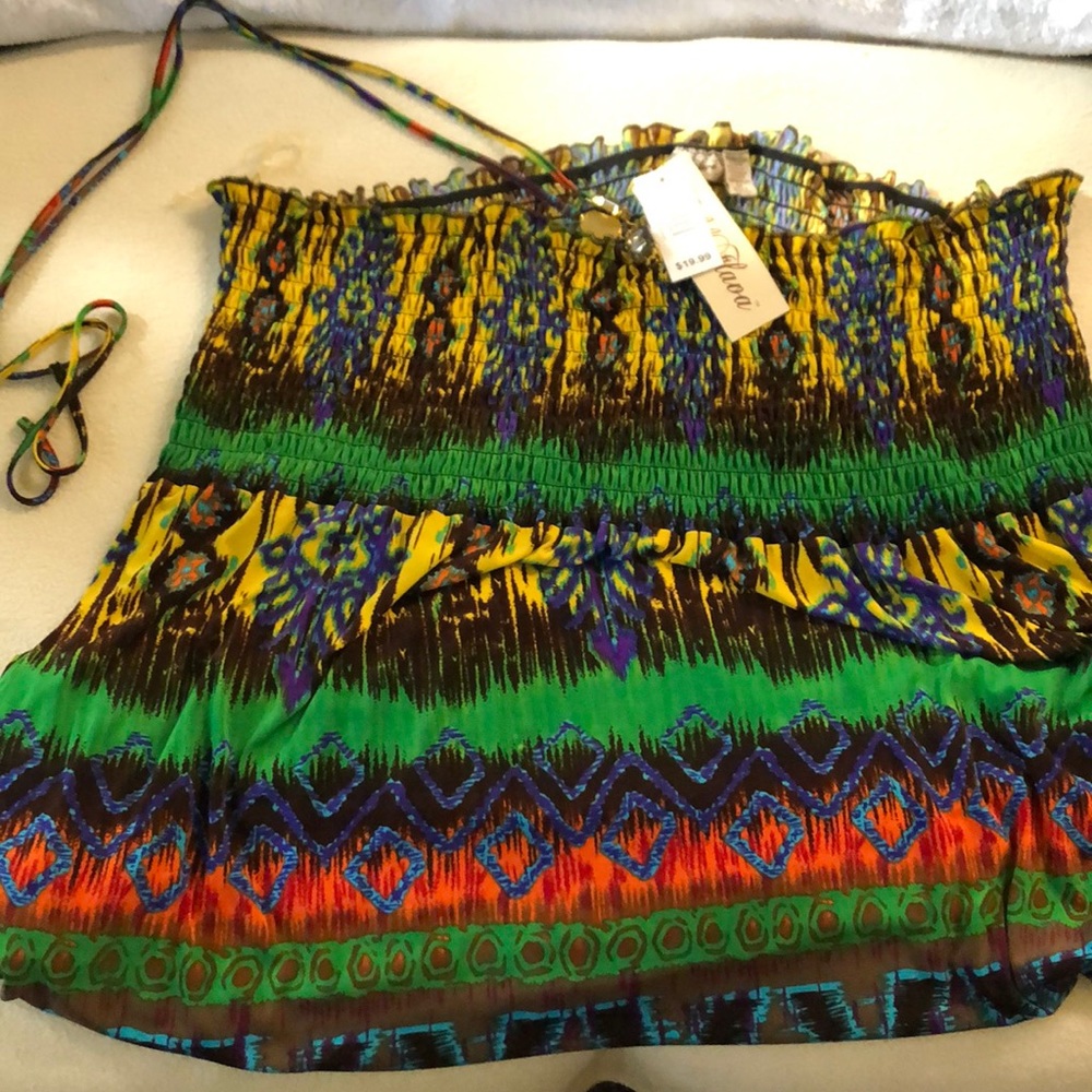 Women Spaghetti Strap  Print Dress